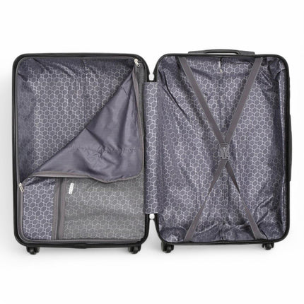 Hard Shell ABS 4 Wheels Luggage Travel Cabin Suitcase Set