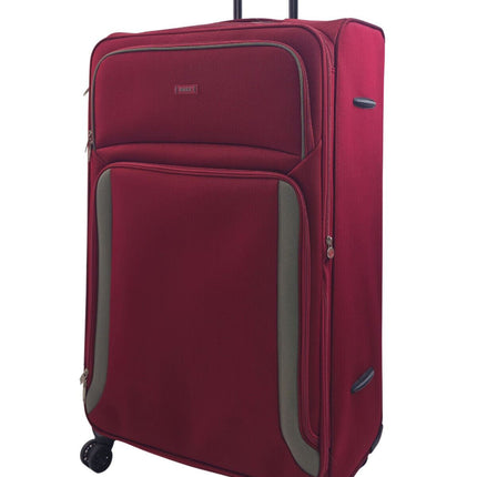 Soft Shell Suitcase Luggage Set Travel Light Carry On Cabin Bag