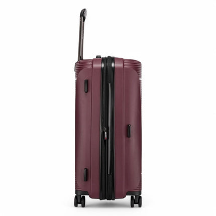 Expandable Hard Shell PP 8 Wheel Luggage Travel Cabin Holiday Bags Suitcase Set