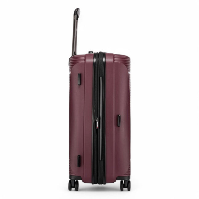 Expandable Hard Shell PP 8 Wheel Luggage Travel Cabin Holiday Bags Suitcase Set