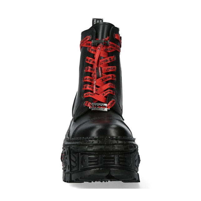 New Rock Punk Platform Leather Boots-WALL126CCt-C1