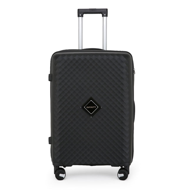 Dual 4 Wheel Robust Lightweight TSA Hard Shell Suitcase Luggage Travel Bags Set