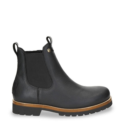 Panama Jack Men's Beny Igloo C1 Black Waterproof Leather Chelsea Boots