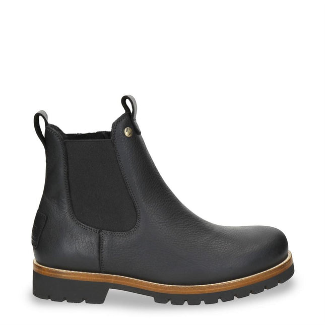 Panama Jack Men's Beny Igloo C1 Black Waterproof Leather Chelsea Boots