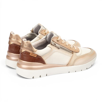 Pikolinos Women's White Leather Sneakers Trainer Shoes - Cantabria