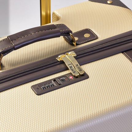Vintage Hard Shell  Luggage Trunk Suitcase Set