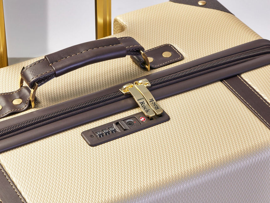 Vintage Hard Shell  Luggage Trunk Suitcase Set