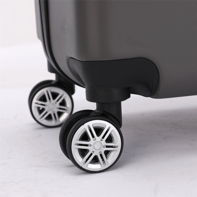 Hard Shell Modern Dual 4 Wheel Luggage Suitcase Set