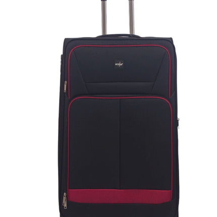 Soft 3 pcs Luggage Suitcase Set Cabin Light Travel Bags