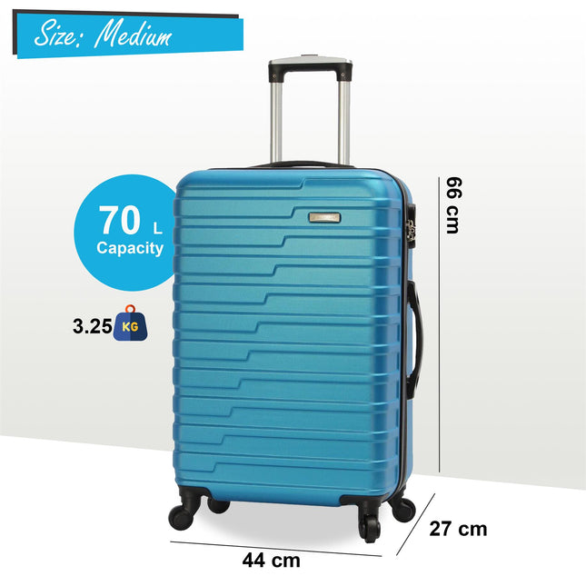 Robust Luggage Lightweight Hard Shell Suitcase