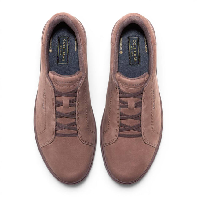 Cole Haan Men's GrandPro Luxe Mile Trainer Brown Nubuck Sneakers - C44437