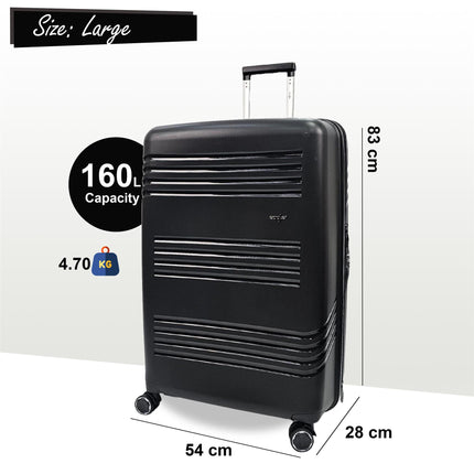 Hard Shell 4 Wheel TSA Suitcase Luggage Set
