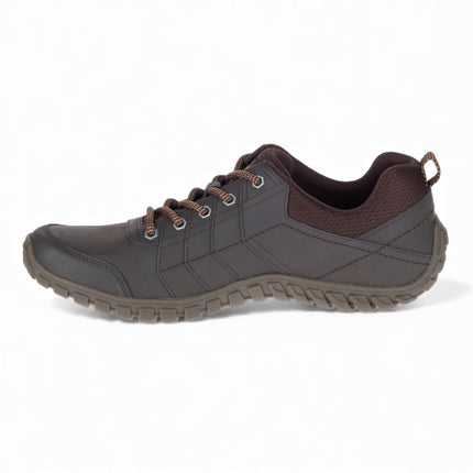 CAT Caterpillar Mens Brown Leather Hiking Boots Walking Trainers - Instruct