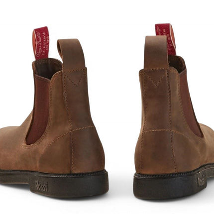 Rossi 607 Booma Rustic Brown Leather Chelsea Boot