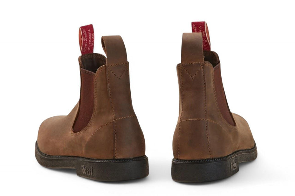 Rossi 607 Booma Rustic Brown Leather Chelsea Boot
