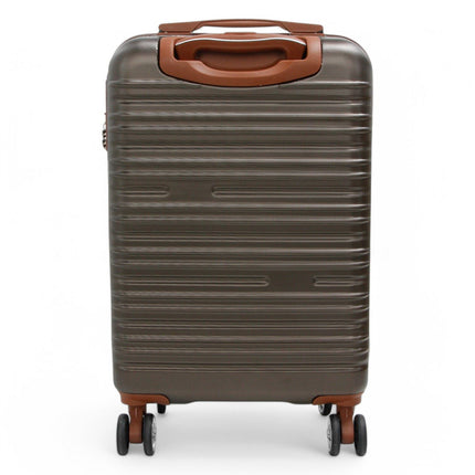 Expandable Hard Shell ABS Suitcase Set 8 Wheel Robust Travel Case Holiday Luggage
