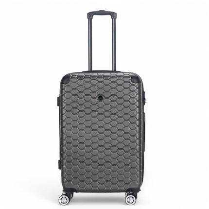 Hard Shell ABS 8 Wheel Luggage Travel Cabin Holiday Bags Suitcase Set