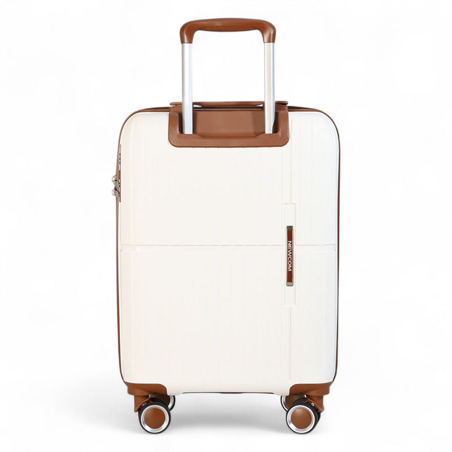 Strong Hard Shell Suitcase Set 8 Wheel Cabin Luggage Holiday Travel Case