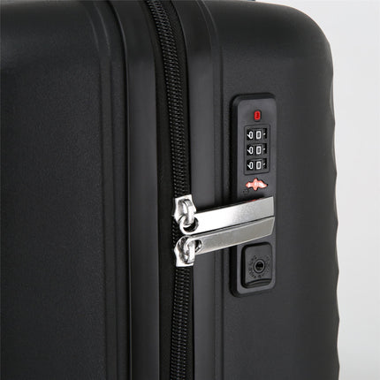 Dual 4 Wheel Robust Lightweight TSA Hard Shell Suitcase Luggage Travel Bags Set