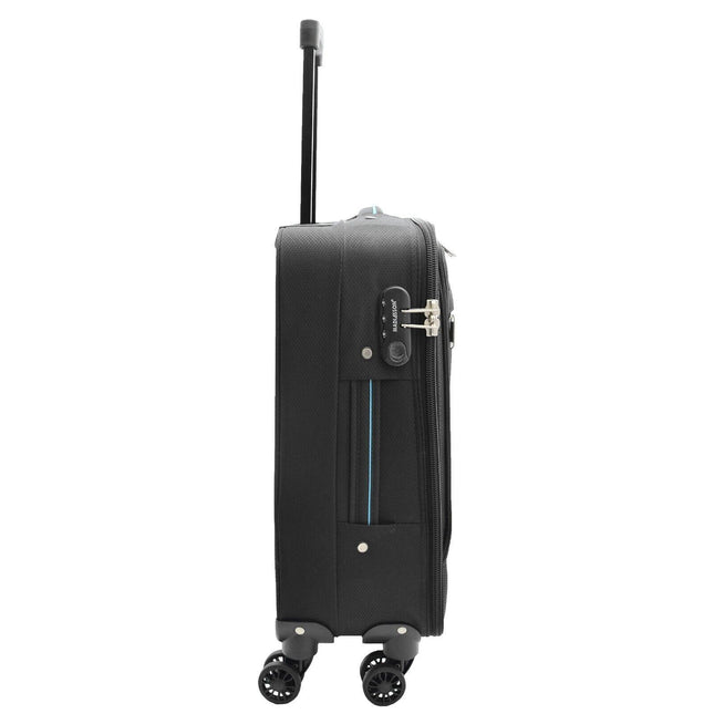 Lightweight Soft Cabin Suitcase 4 Wheel Luggage Travel