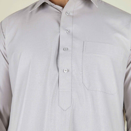 Mens Beige Thobe Jubba Saudi Ramadan Eid Islamic Kaftan Kaudara Arabic Jubbah