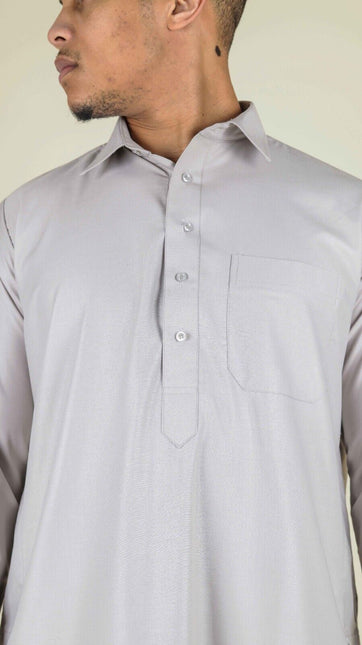 Mens Beige Thobe Jubba Saudi Ramadan Eid Islamic Kaftan Kaudara Arabic Jubbah