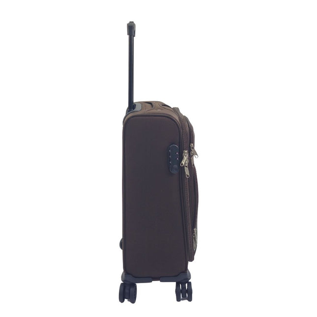 Soft Shell Suitcase Luggage Set Travel Light Carry On Cabin Bag