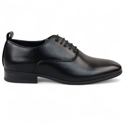 Men’s Black Classic Lace Up Oxford Derby Shoes