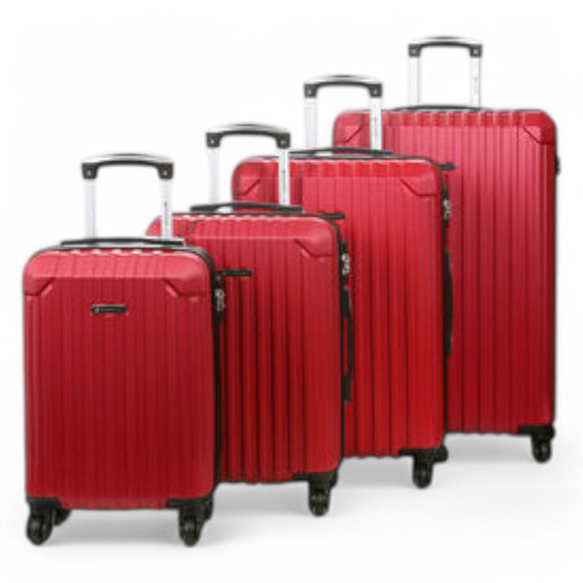Hard Shell ABS 4 Wheels Luggage Travel Cabin Suitcase Set
