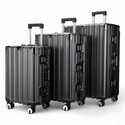 Hardshell Suitcase Set Robust 8 Wheel Cabin Luggage Suitcases