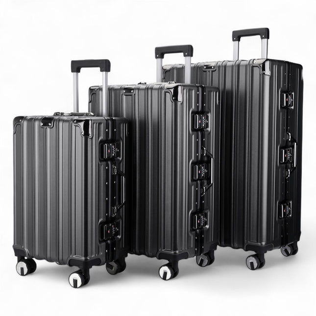 Hardshell Suitcase Set Robust 8 Wheel Cabin Luggage Suitcases