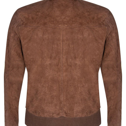 Mens Goat Suede MA-1 Bomber Jacket-Auckland