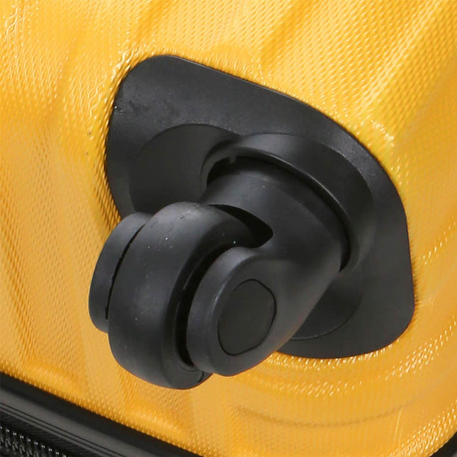 Hard Shell ABS 4 Wheels Luggage Travel Cabin Suitcase Set