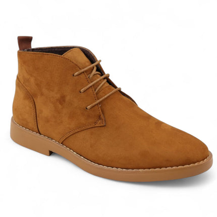 Men's Tan Premium Desert Style Suede Chukka Boots