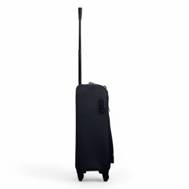 Expandable Soft Shell 4 Wheel Luggage Travel Cabin Suitcase Set Holiday Bags