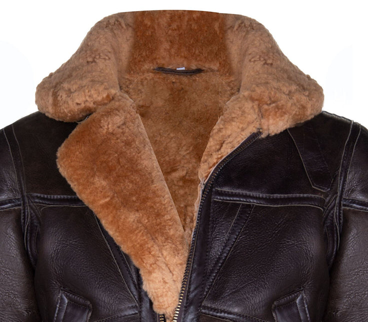Womens RAF Sheepskin Flying Jacket-Albany