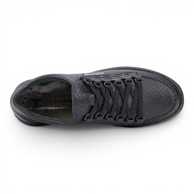 Mephisto Cruiser Men's Leather Black Walking Shoes - Mamouth 714