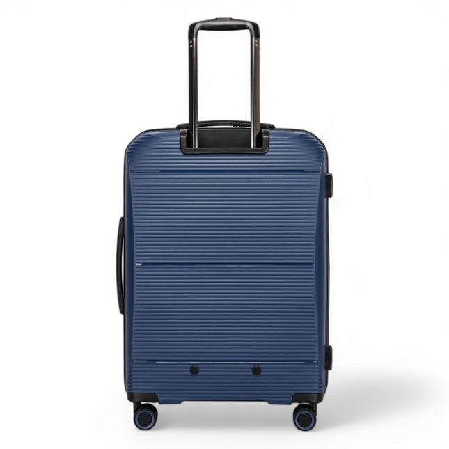 Expandable Hard Shell PP 8 Wheel Luggage Travel Cabin Holiday Bags Suitcase Set
